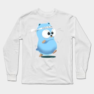 Golang Gopher Go Run Long Sleeve T-Shirt